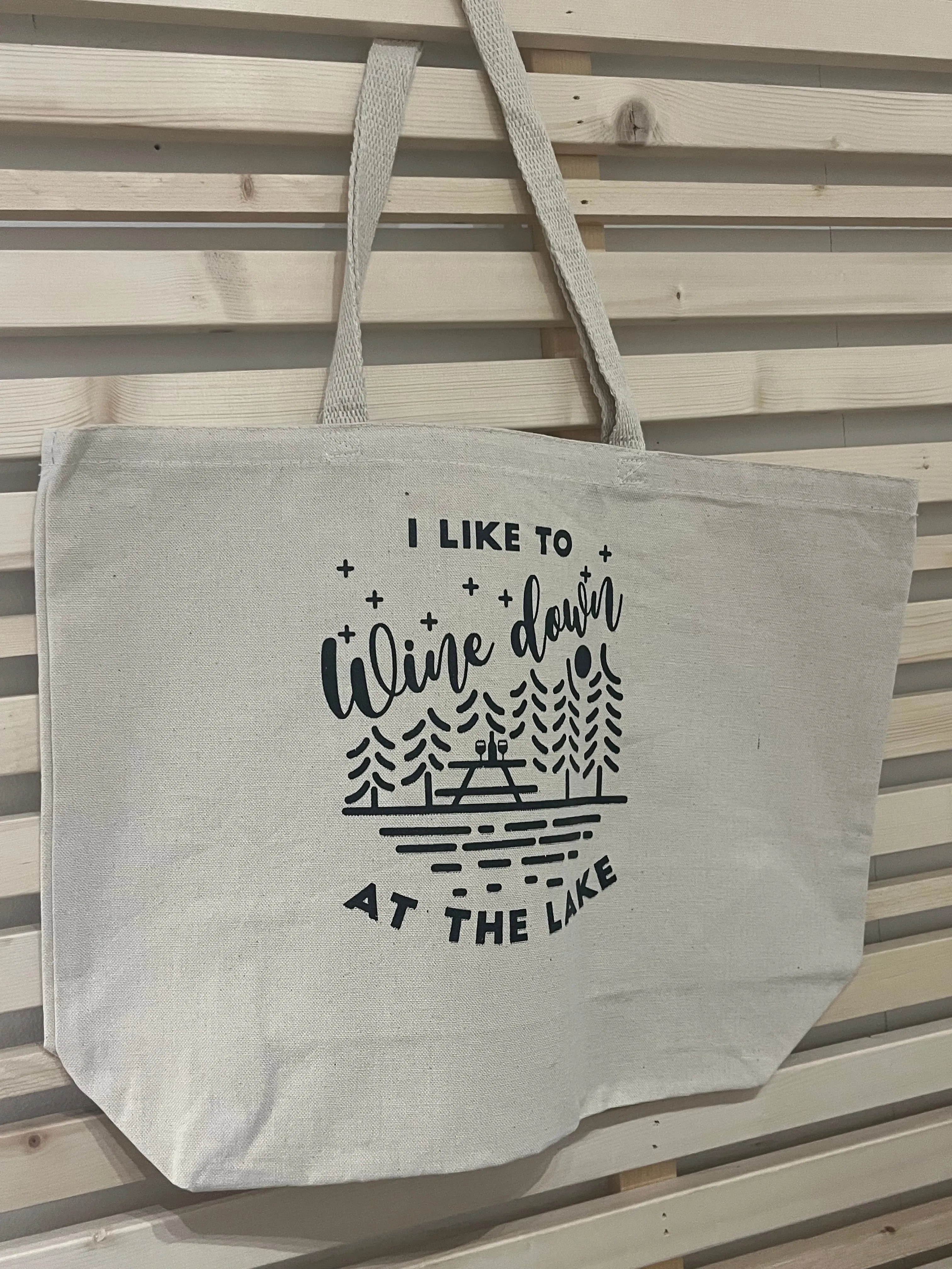 Lake & Life Canvas Tote/ Bag ea Assorted Designs