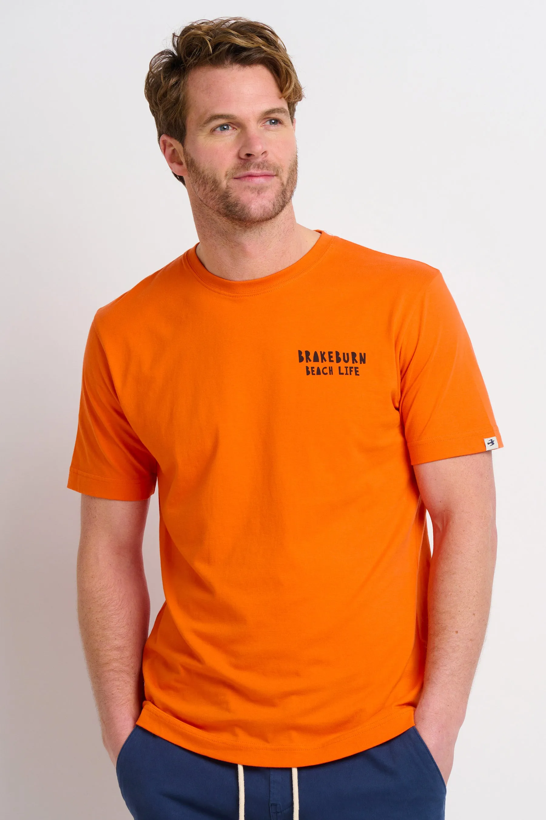 Landscape Lino Orange Tee