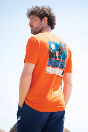 Landscape Lino Orange Tee