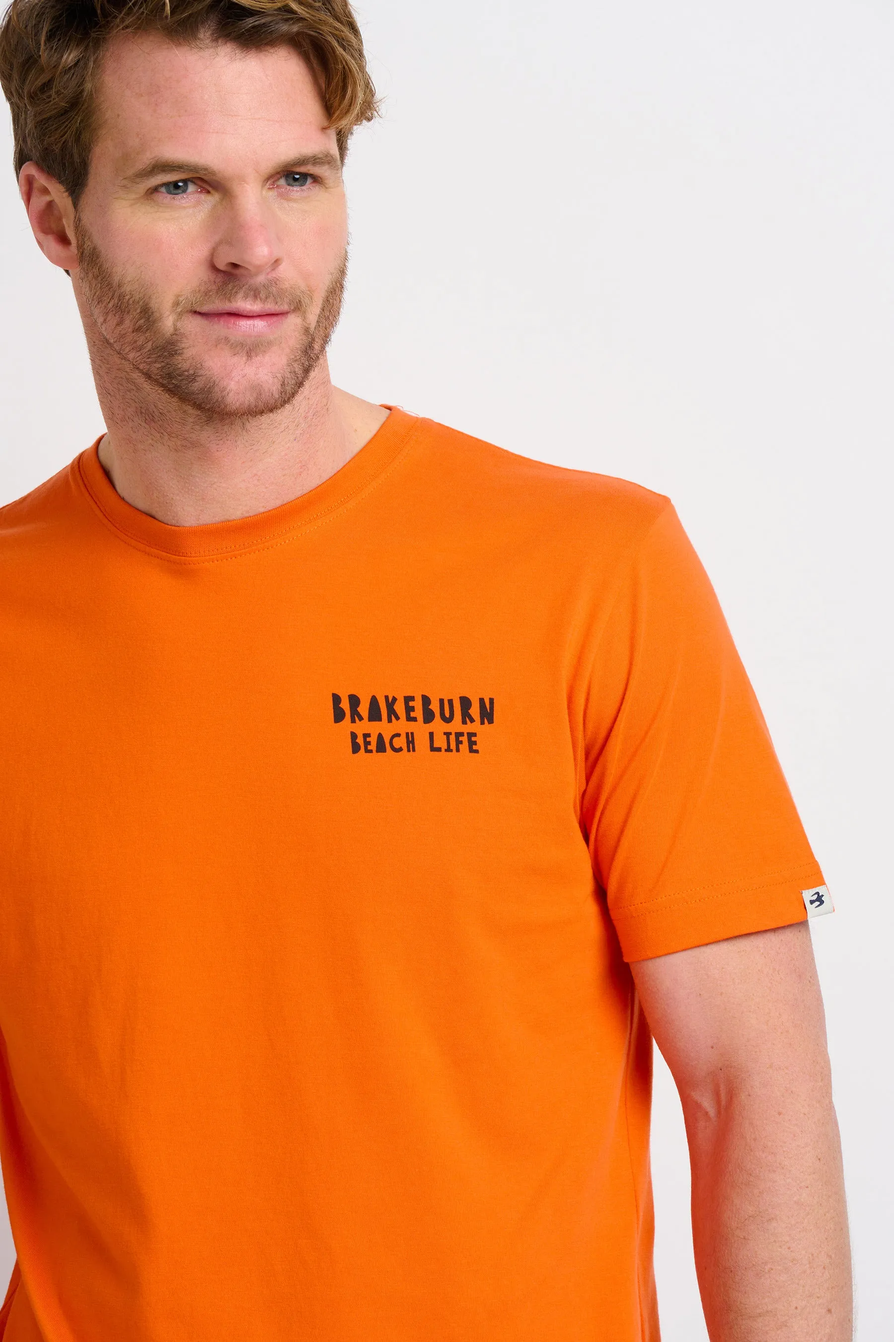 Landscape Lino Orange Tee