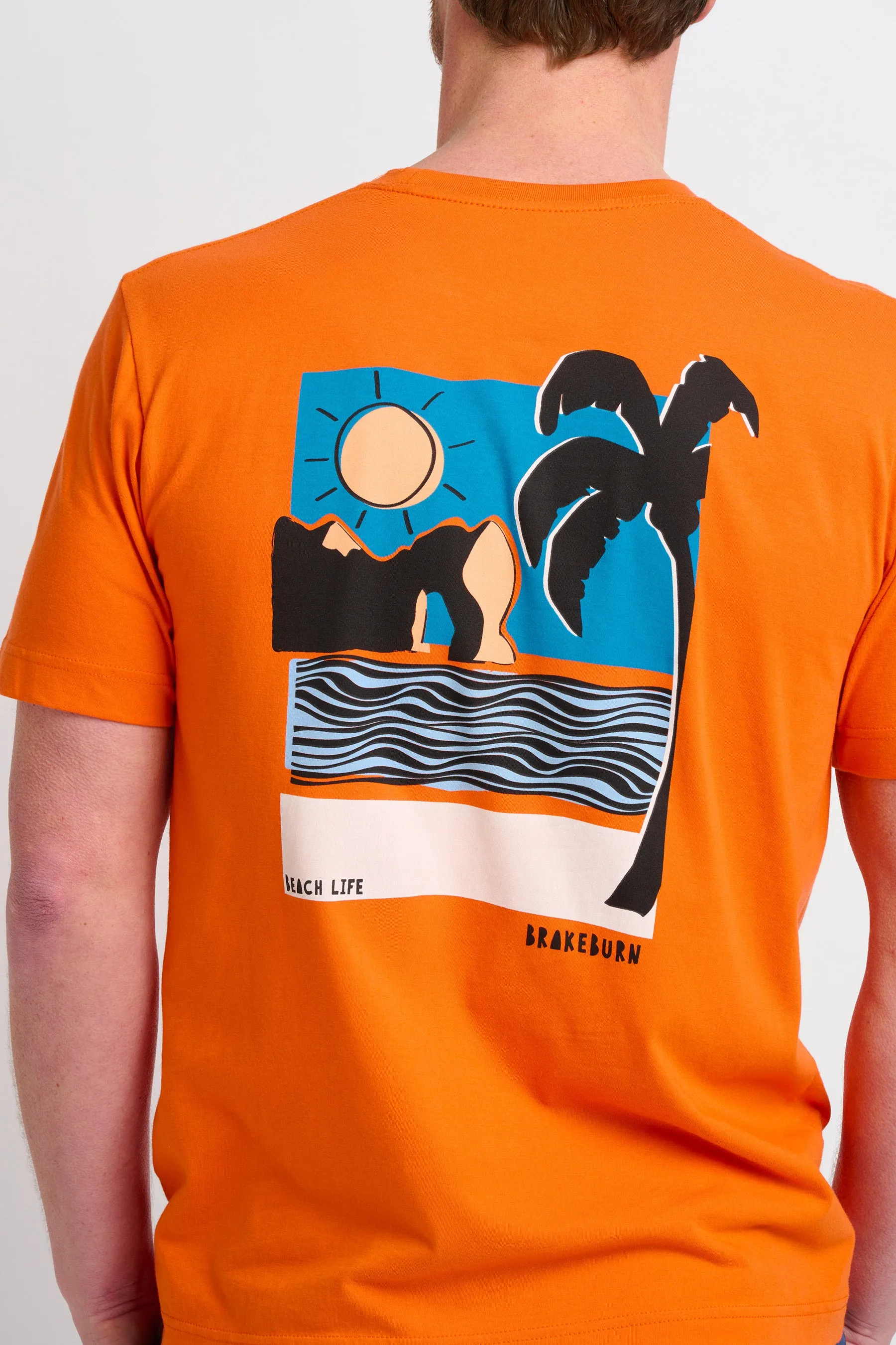 Landscape Lino Orange Tee