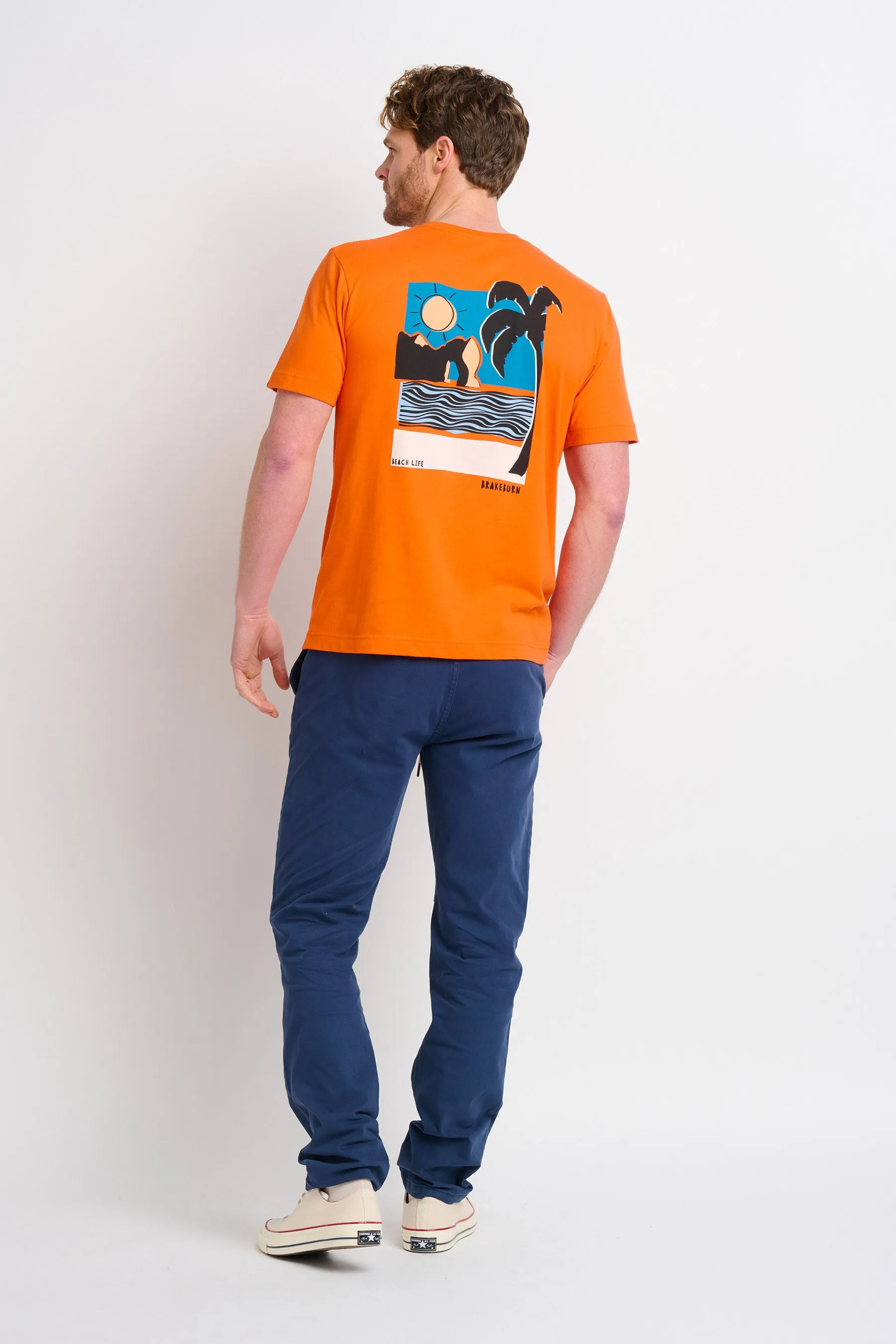 Landscape Lino Orange Tee