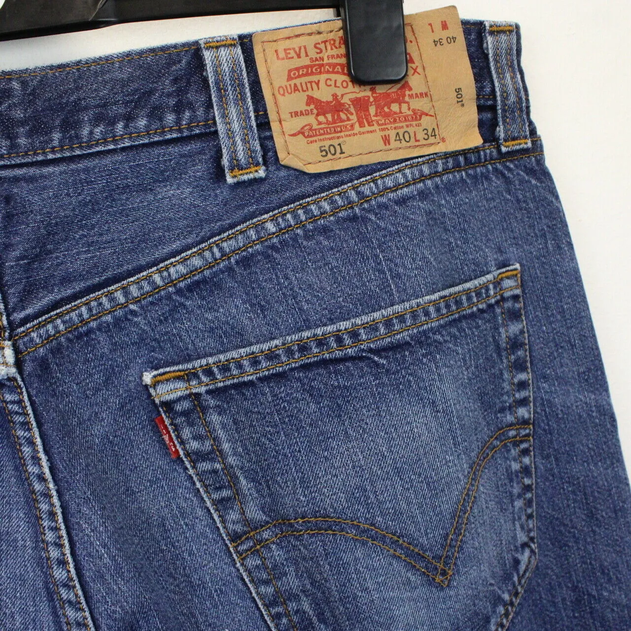 LEVIS 501 Jeans Dark Blue | W40 L26