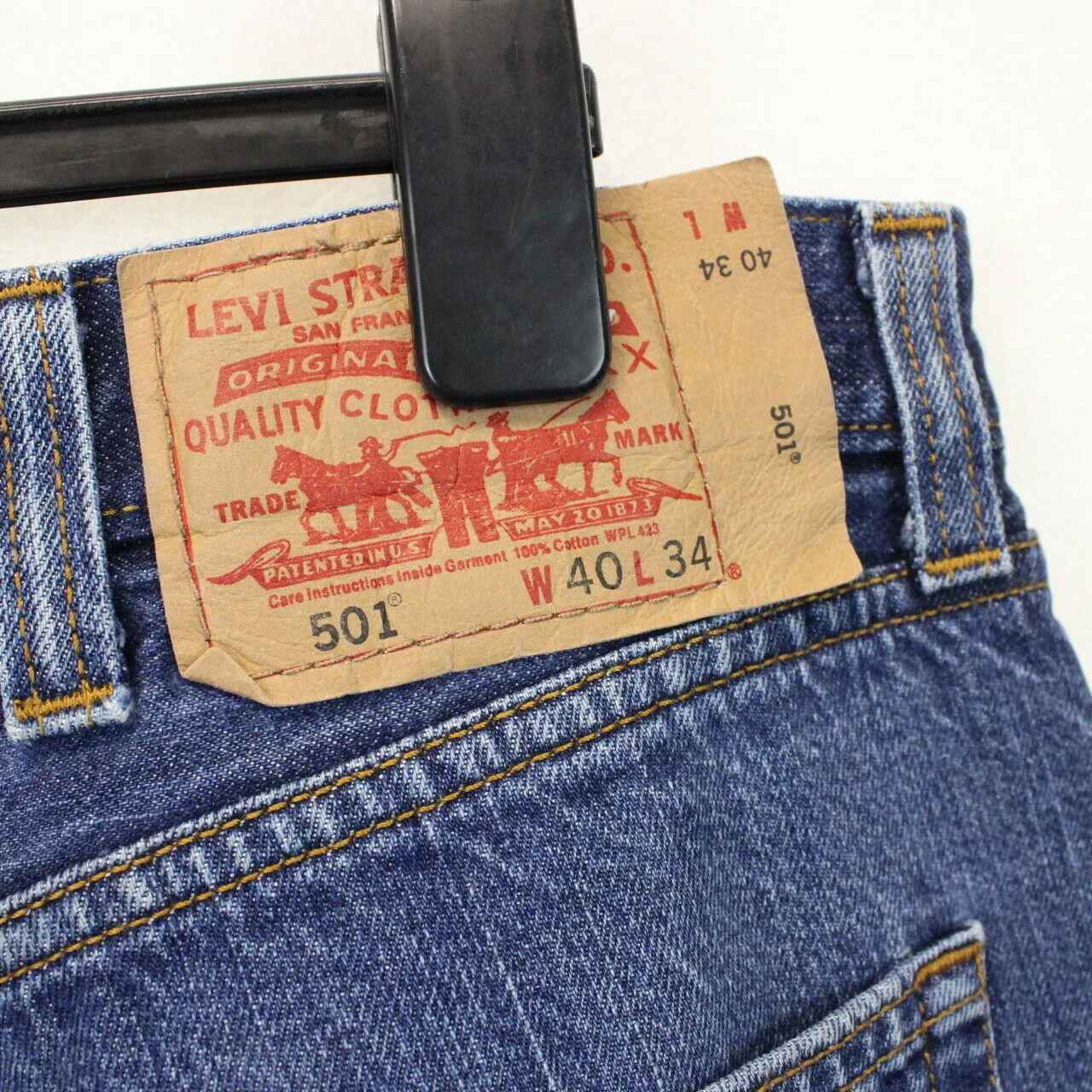 LEVIS 501 Jeans Dark Blue | W40 L26