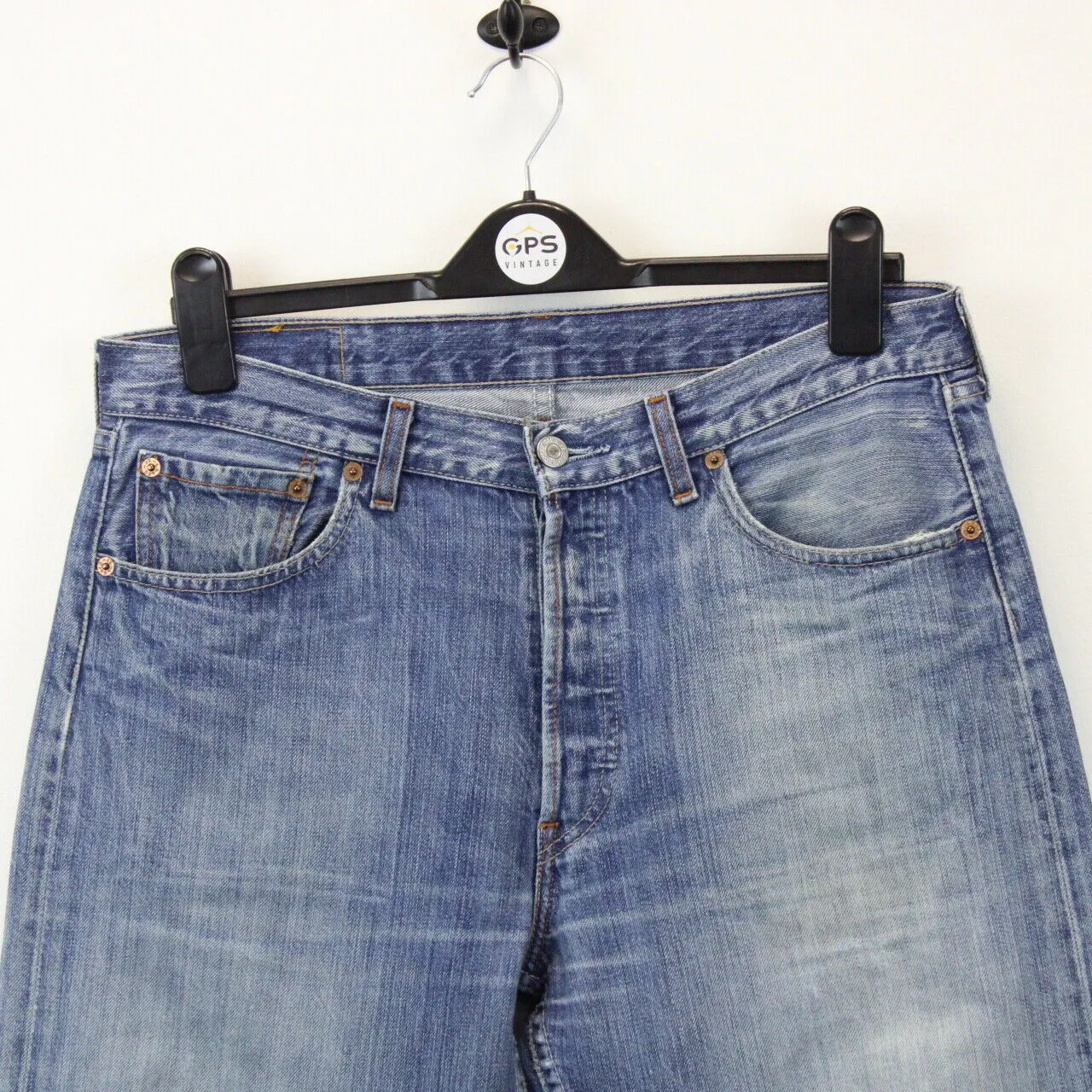 LEVIS 501 Jeans Mid Blue | W33 L34