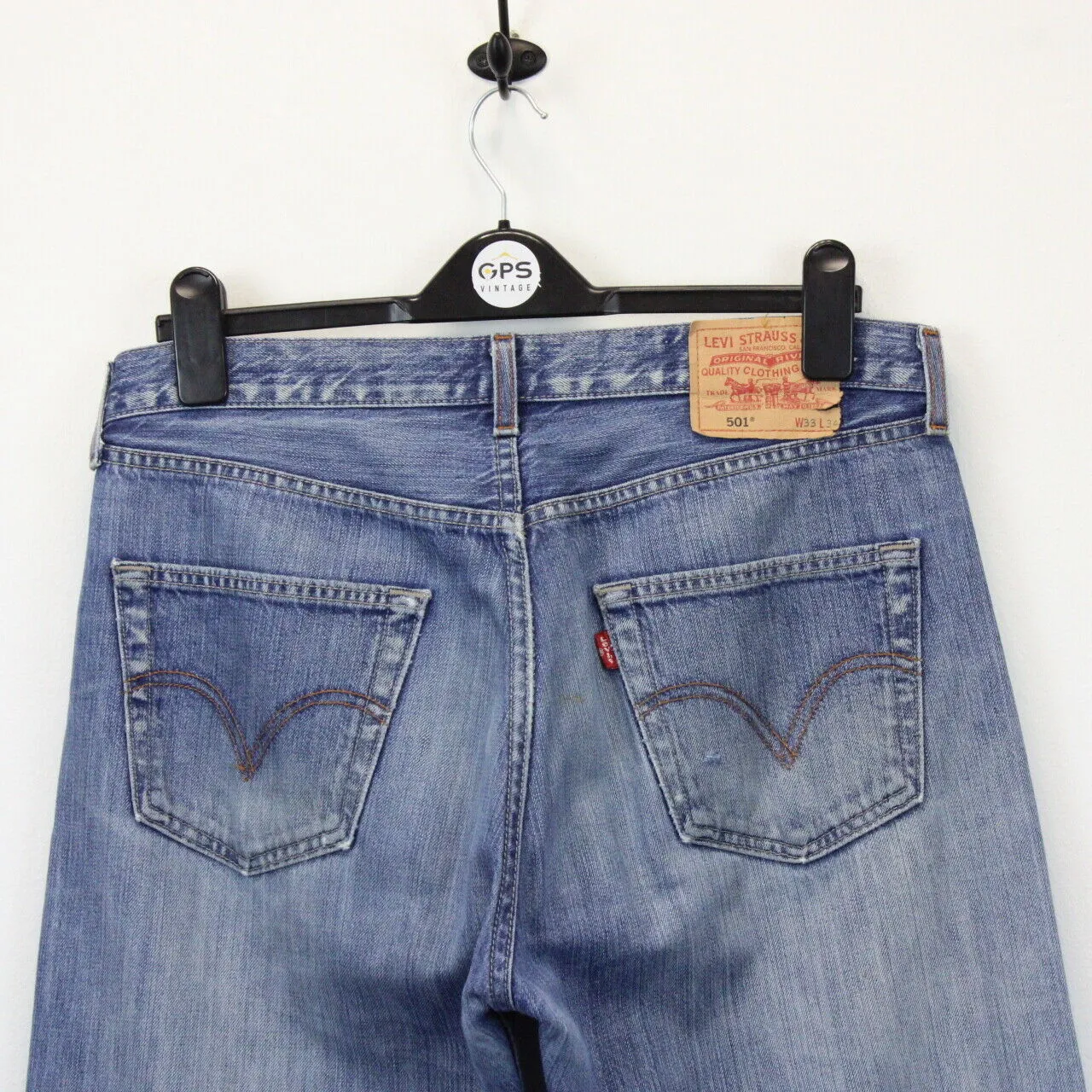 LEVIS 501 Jeans Mid Blue | W33 L34