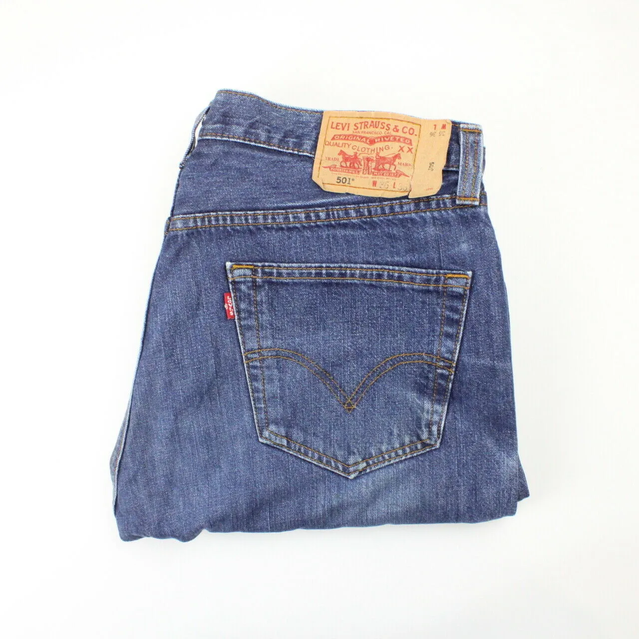 LEVIS 501 Jeans Mid Blue | W37 L36