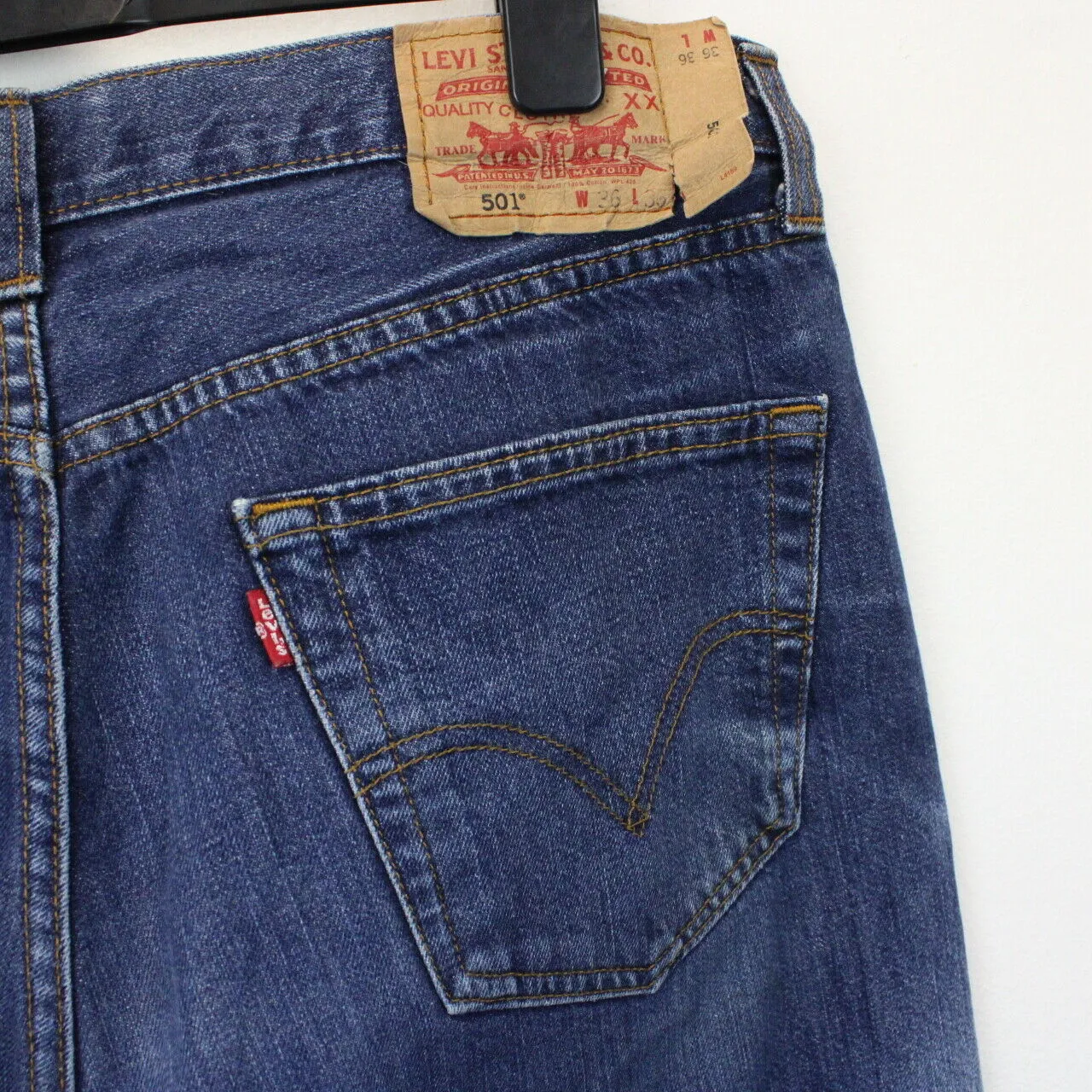 LEVIS 501 Jeans Mid Blue | W37 L36