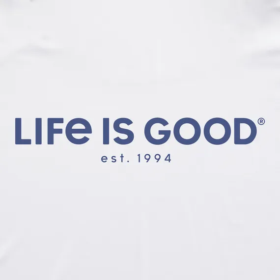 Life is Good Men's Active Hooded Long Sleeve Tee - LIG Est 1994