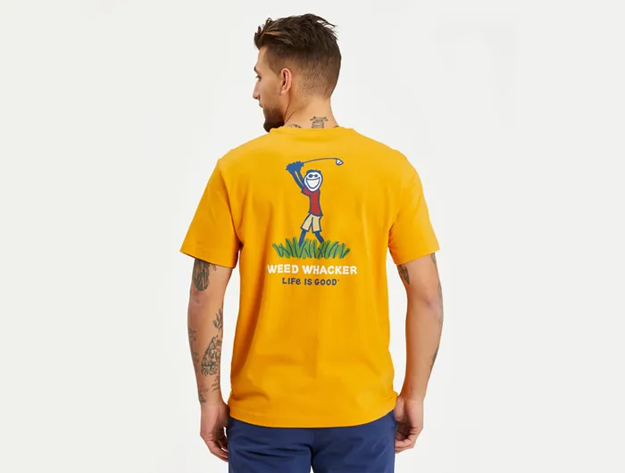 Life is Good Men's Vintage Crusher Tee - Jake Weed Whacker