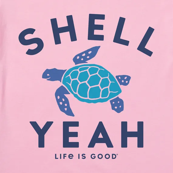 Life is Good Women's Crusher Vee - Shell Yeah