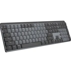 Logitech MX Mechanical Keys Wireless Keyboard Full Size Tactile Quiet Grey