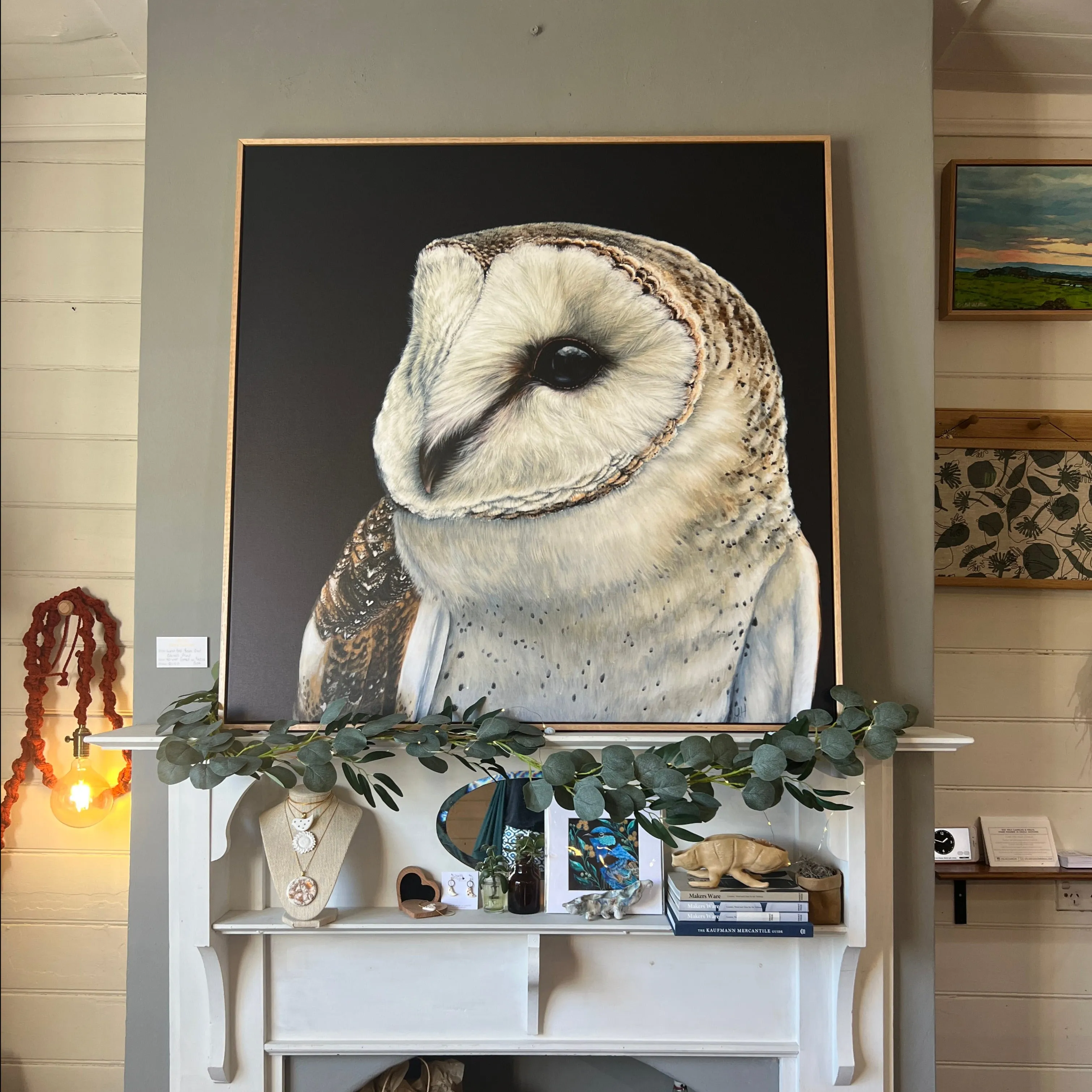 Luna The Barn Owl canvas print