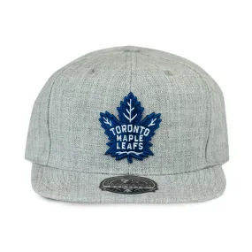 Maple Leafs Mitchell & Ness Men's Team Ground Fitted Hat - GREY