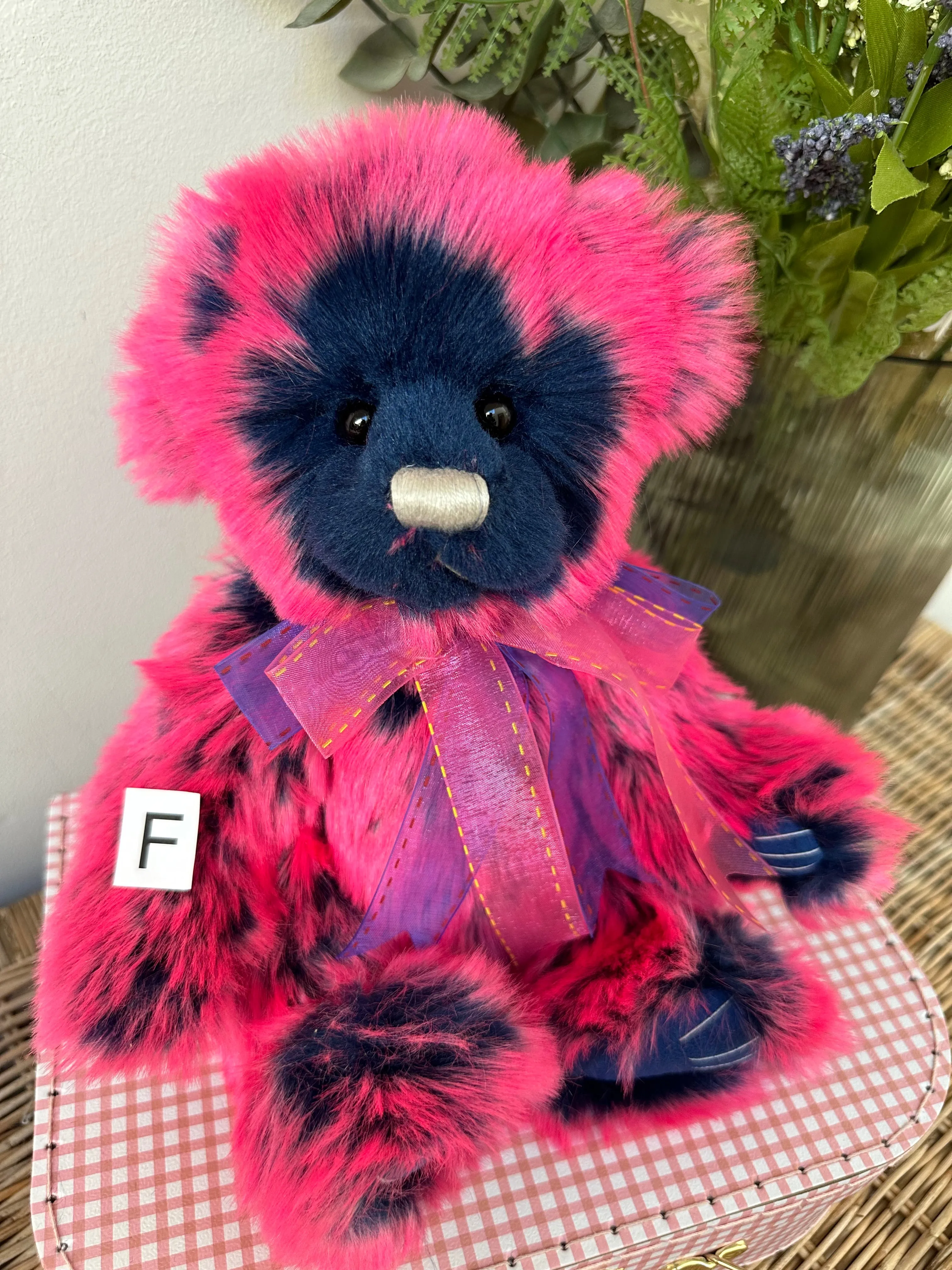 Mardi Gras Charlie Bears Secrets Collection Teddy Bear