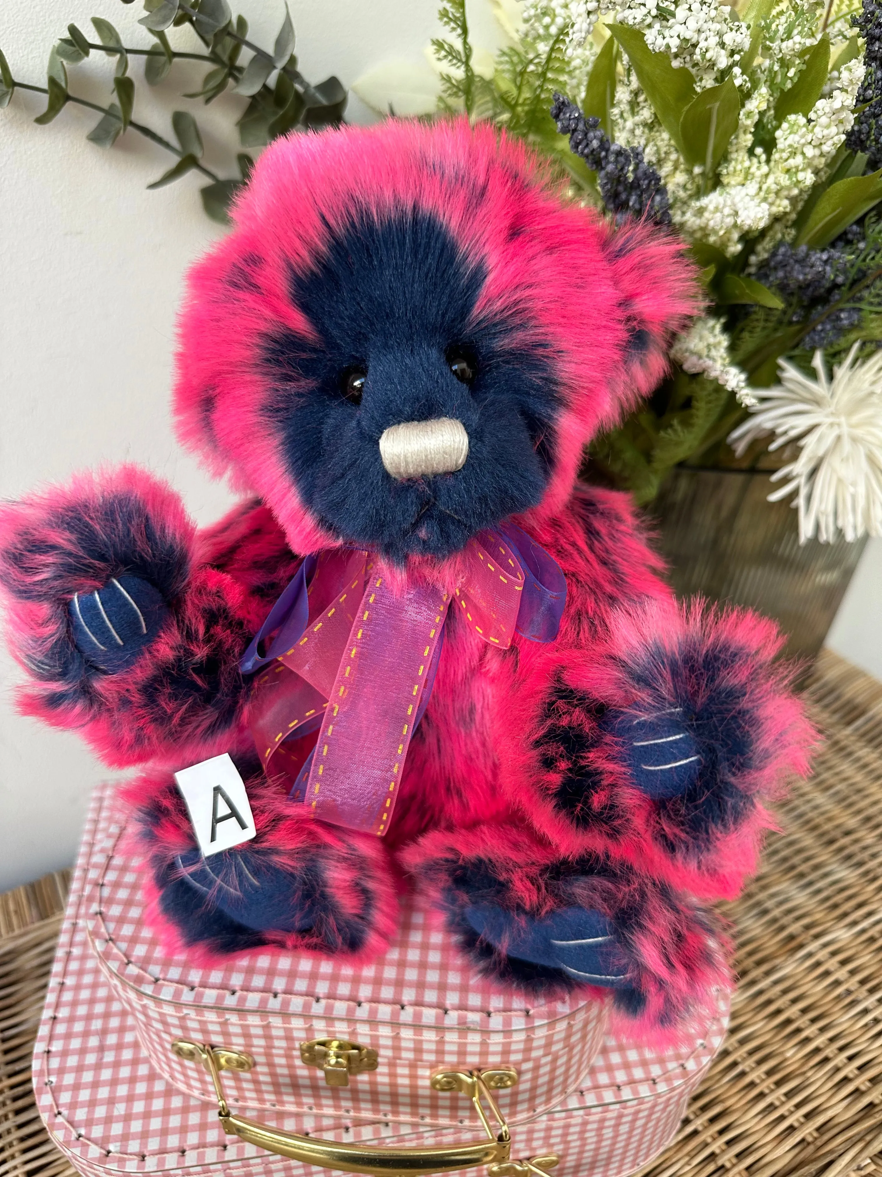 Mardi Gras Charlie Bears Secrets Collection Teddy Bear