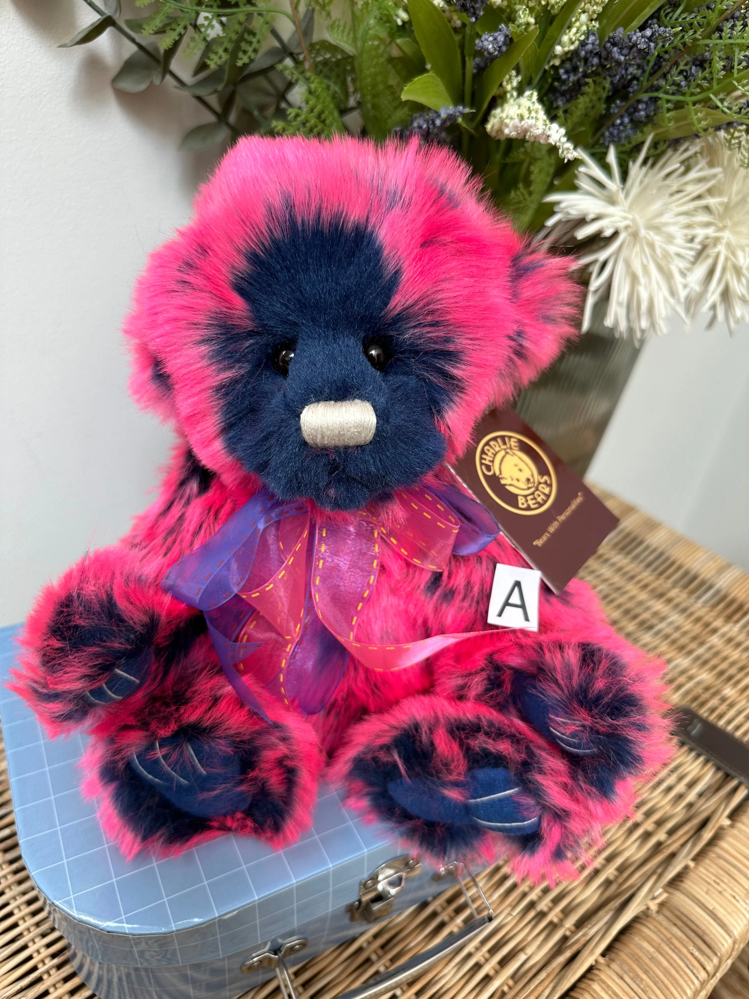 Mardi Gras Charlie Bears Secrets Collection Teddy Bear