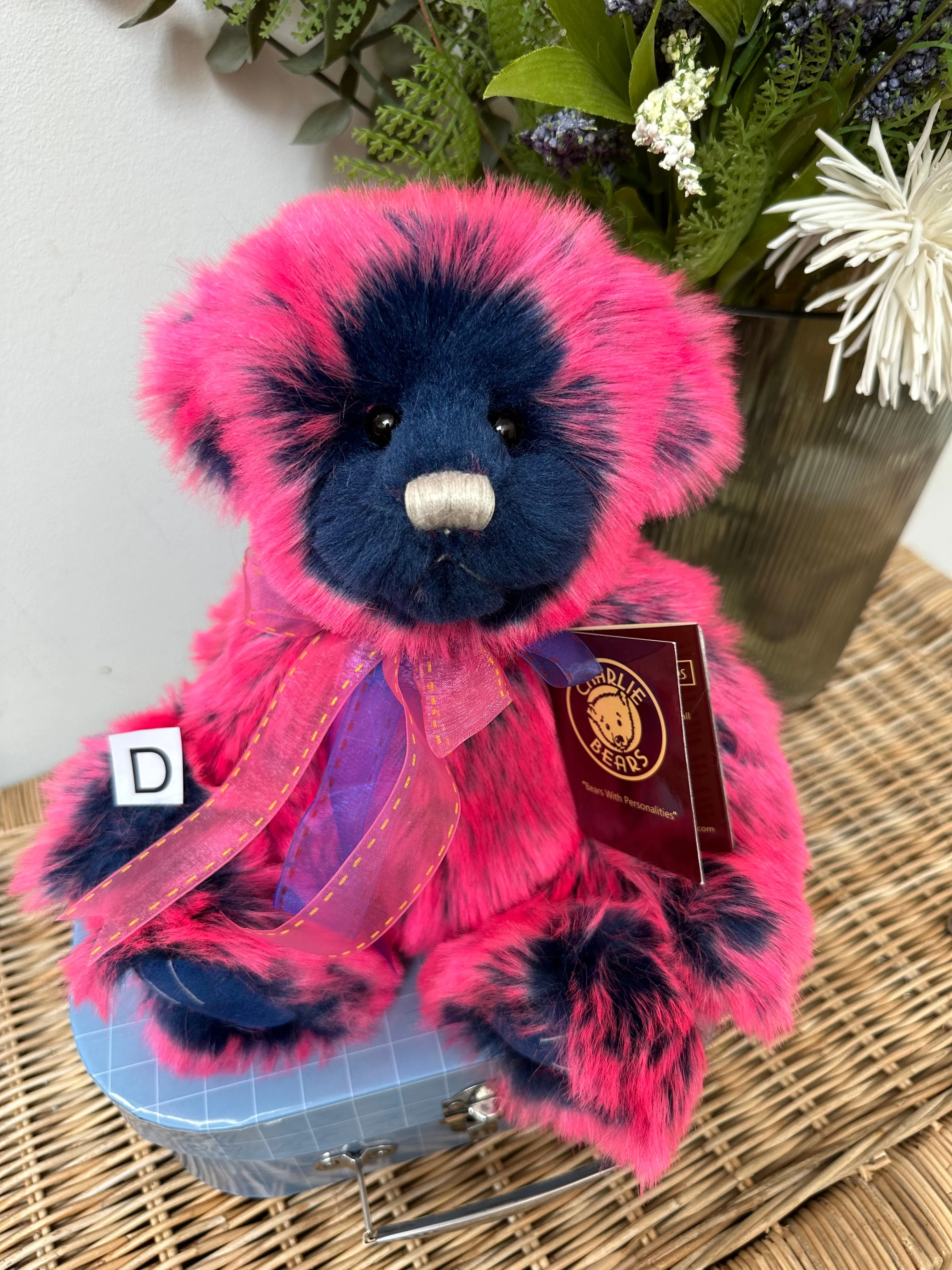 Mardi Gras Charlie Bears Secrets Collection Teddy Bear