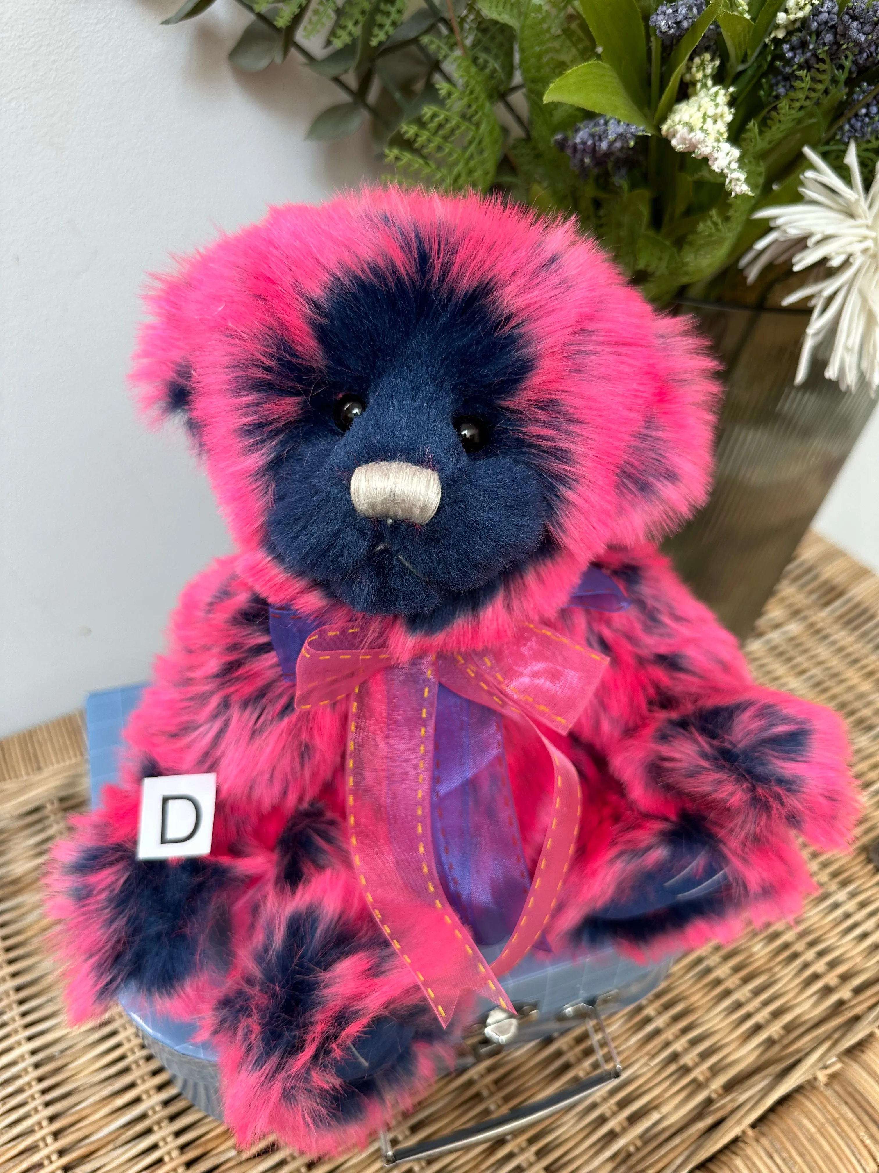 Mardi Gras Charlie Bears Secrets Collection Teddy Bear