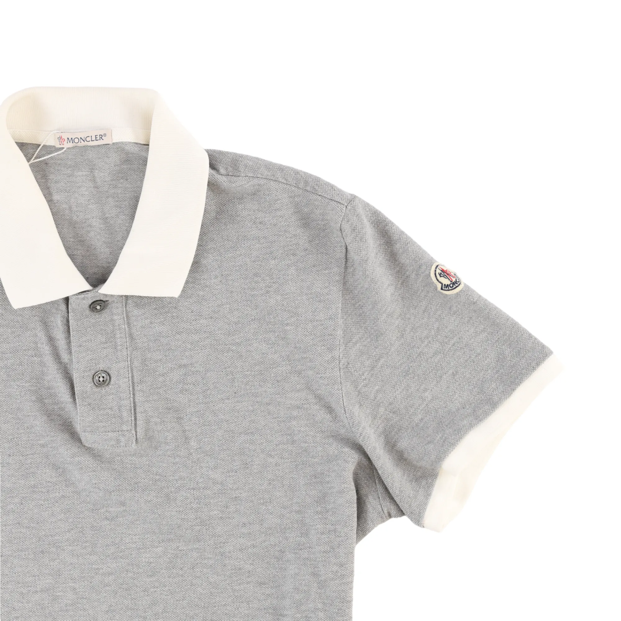 Men's Maglia Polo Shirt Grey Size S