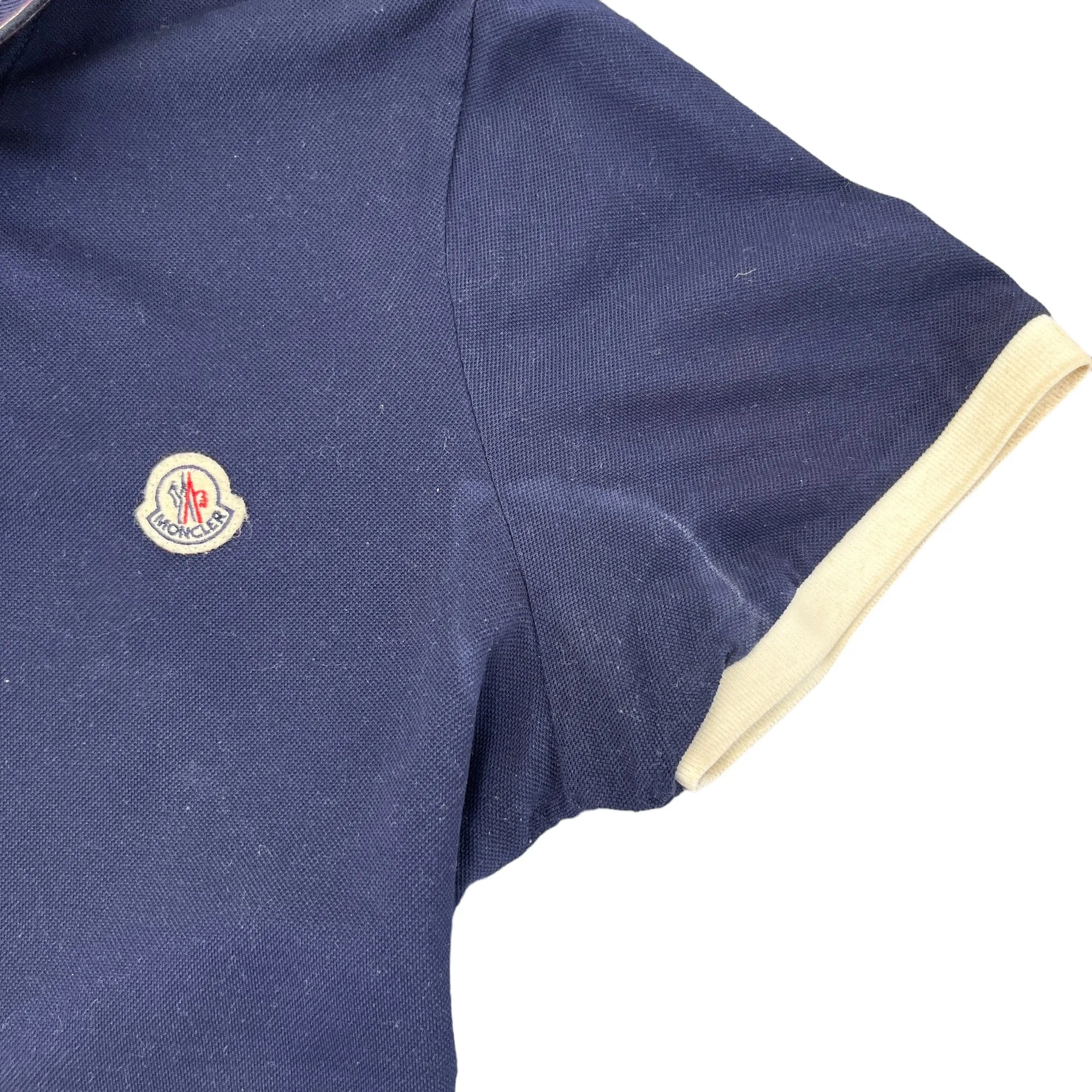 Men's Maglia Polo Shirt Navy Size S