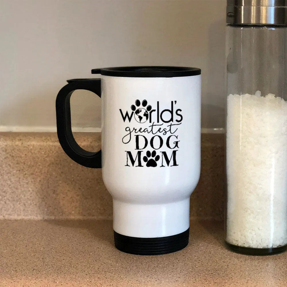 Metal Coffee and Tea Travel Mug World's Greatest Dog Mom