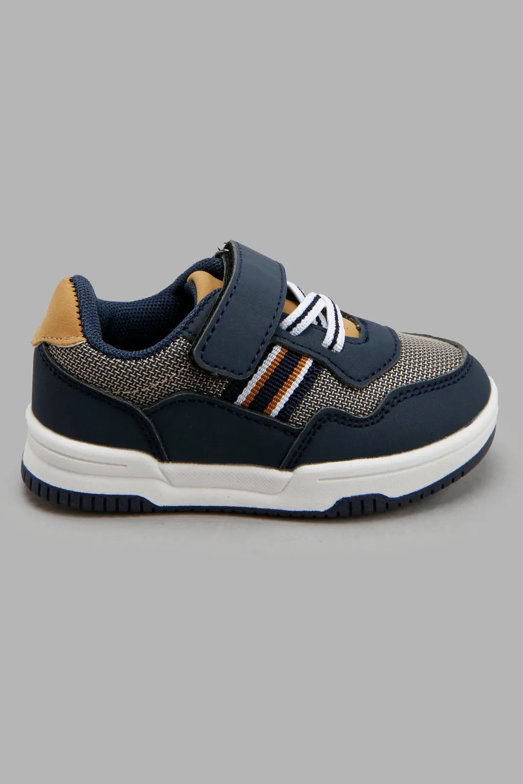 Navy Color Blocked Sneaker