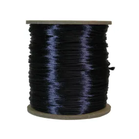 Navy Rattail, 1mm, Size #0, 70 Yard Spool, USA Made, RTNA0