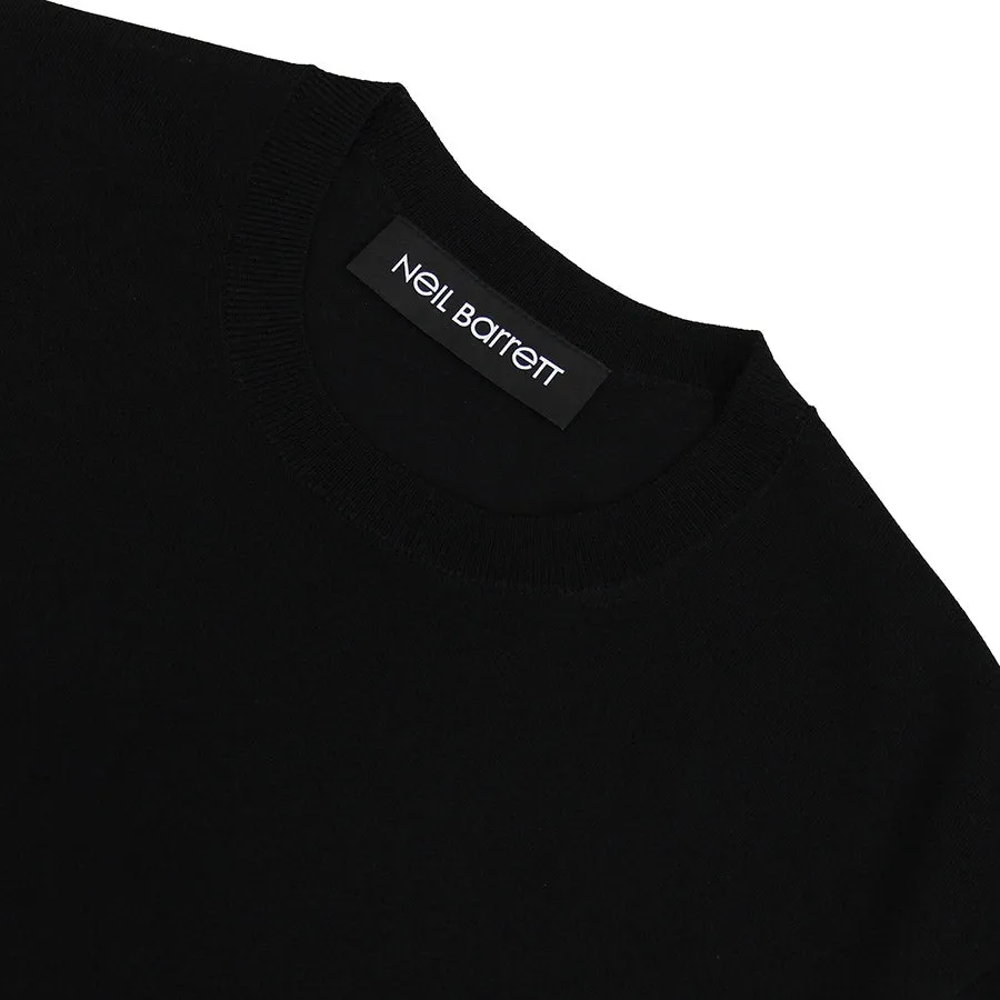 Neil Barrett - Techno Knit T-Shirt in Black