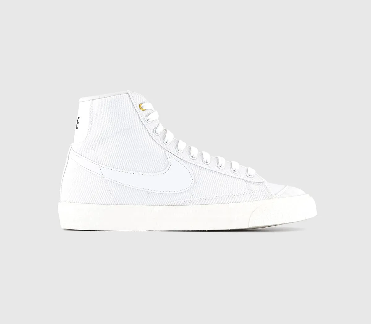 Nike Blazer Mid 77 White White Sail Black Canvas Uk Size 3