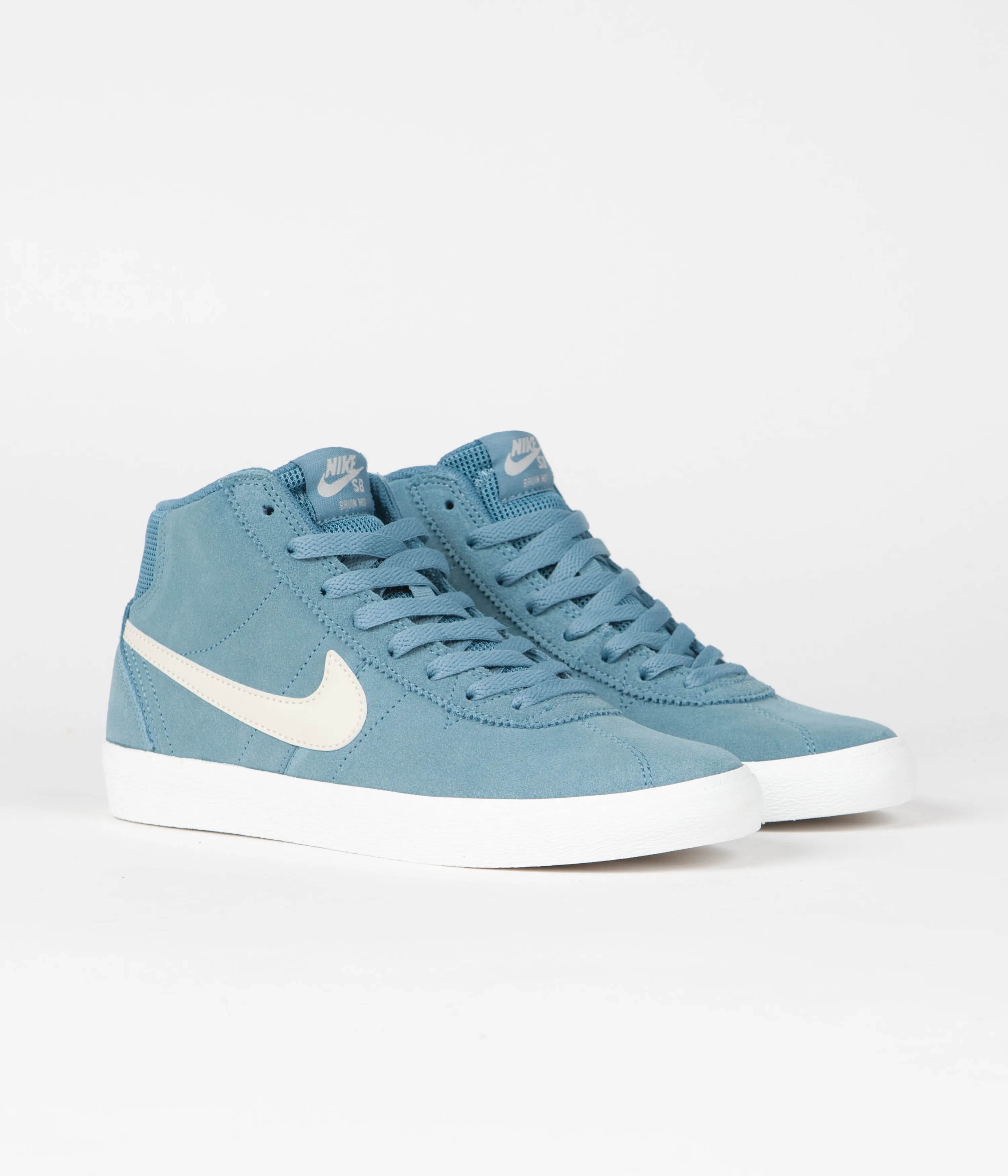 Nike SB Womens Bruin High Shoes - Noise Aqua / Light Orewood Brown - Noise Aqua