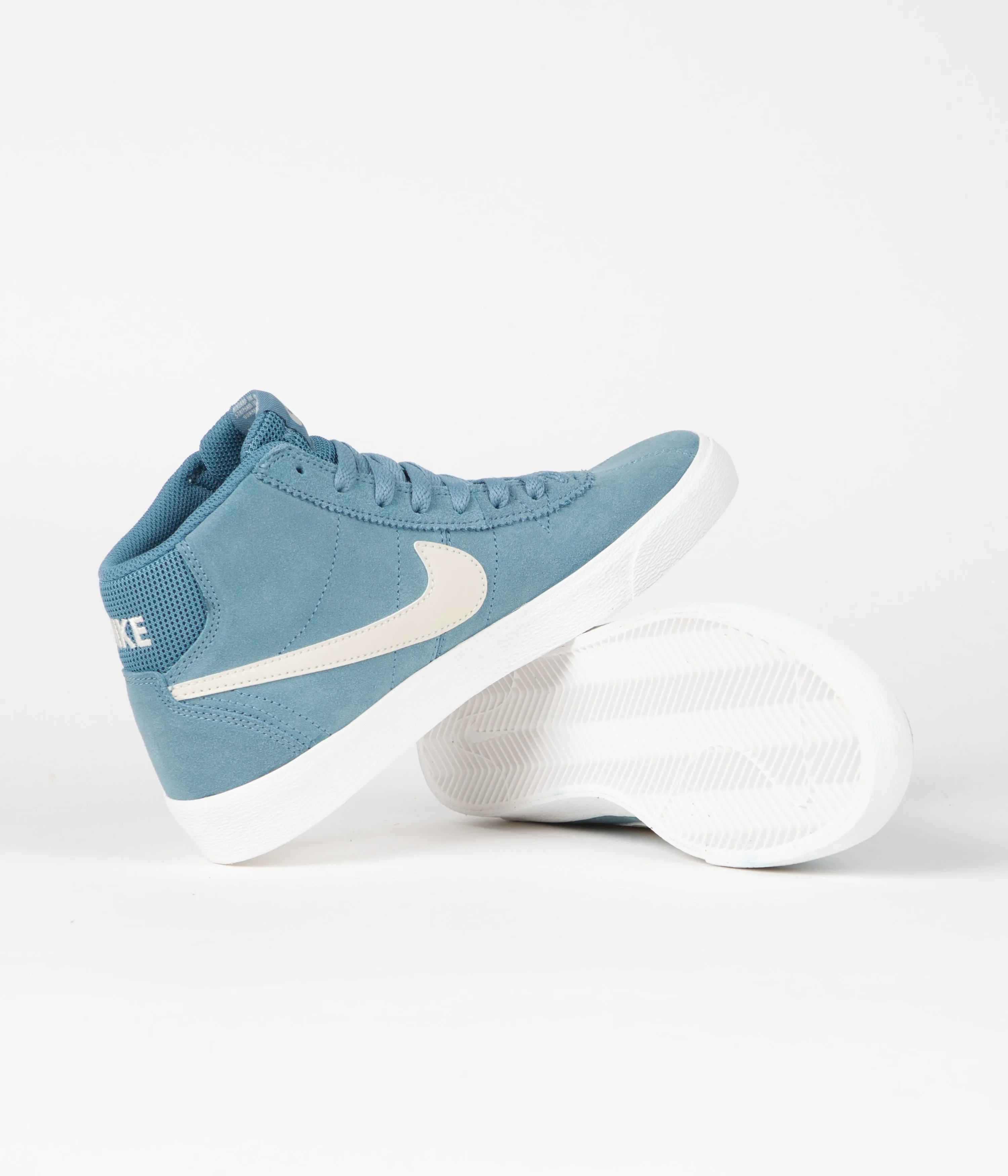 Nike SB Womens Bruin High Shoes - Noise Aqua / Light Orewood Brown - Noise Aqua