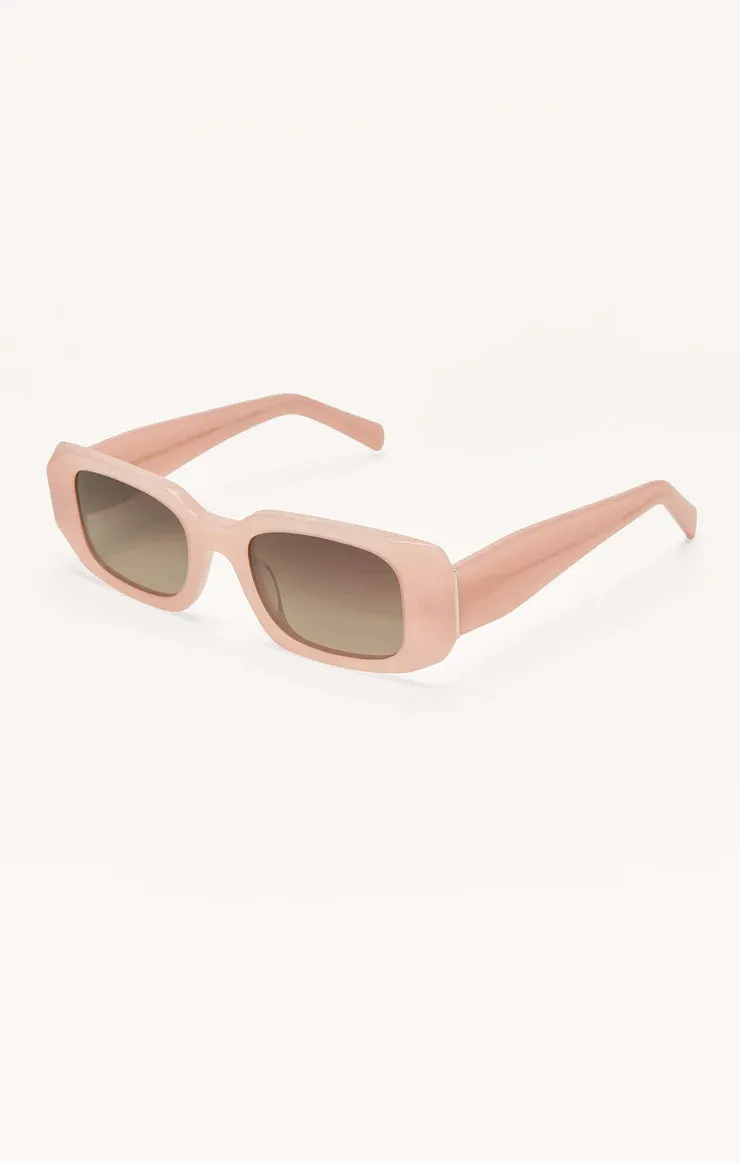 Off Duty Sunglasses - Blush Pink - Gradient