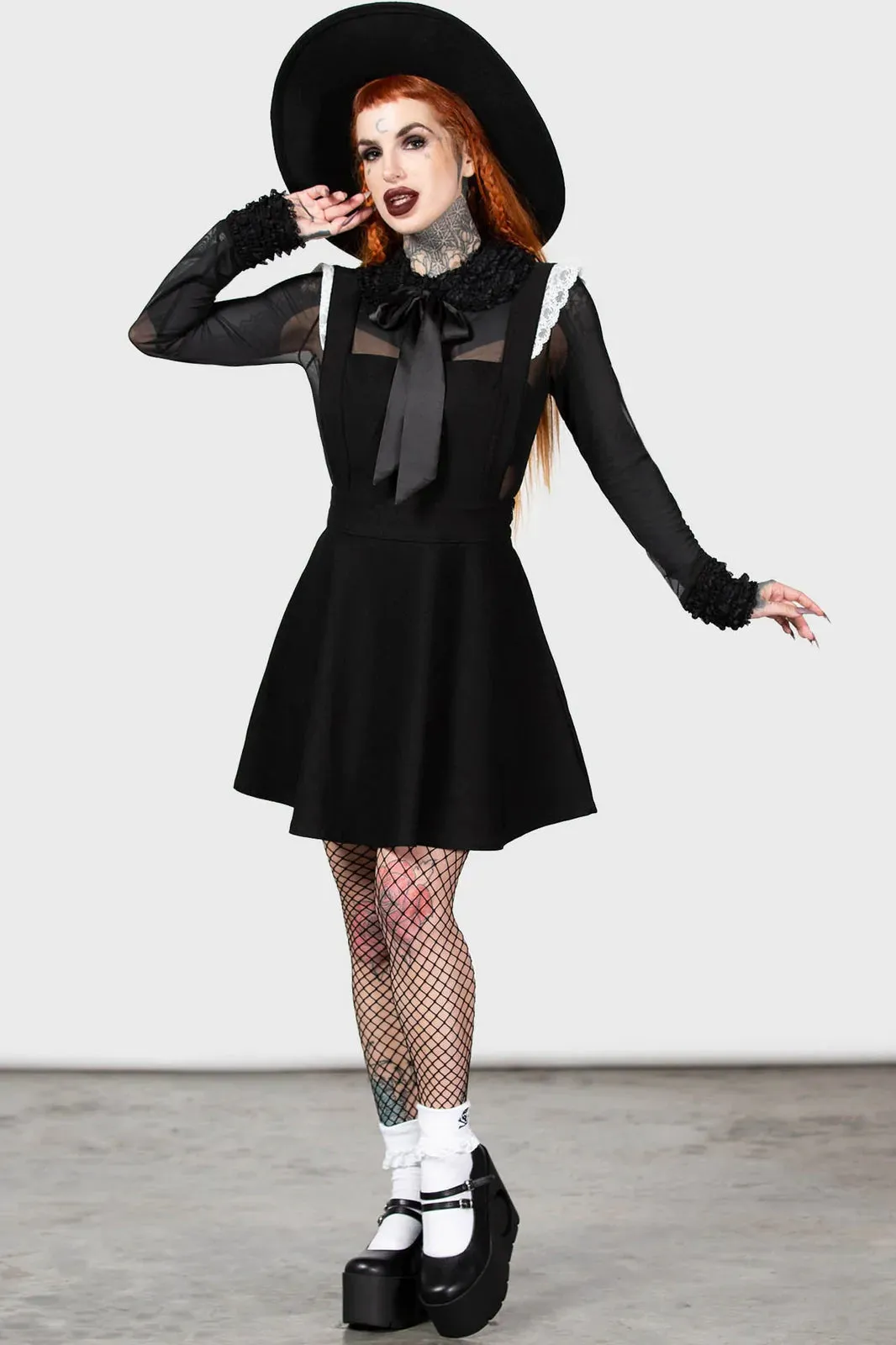 Oriel Pinafore Suspender Dress