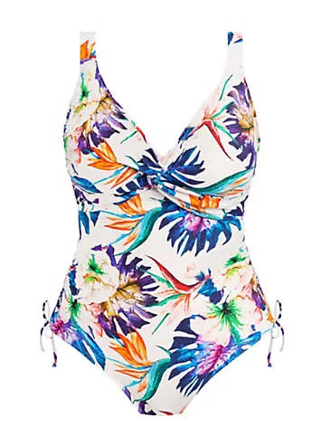 Paradiso Underwired Twist Front Swimsuit with Adjustable Leg by Fantasie | Look Again