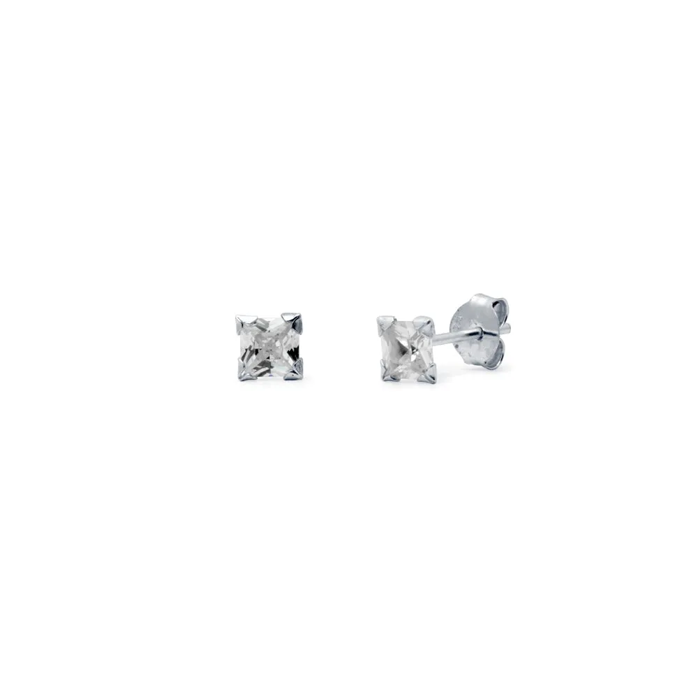 Pendientes Esencia Plata 4mm