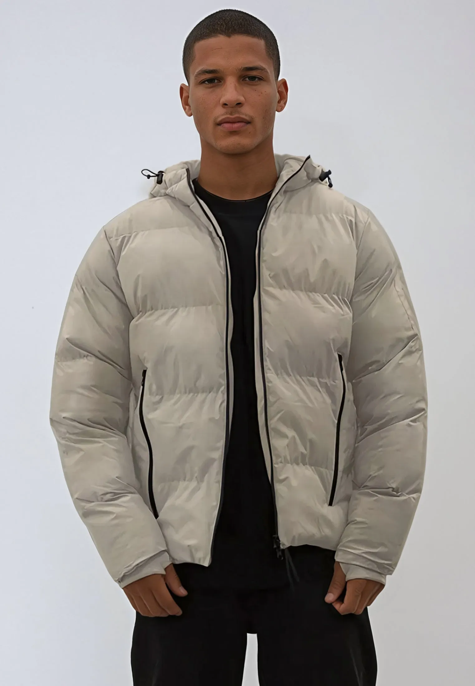 PERFORMANCE PUFFER JACKET TAN