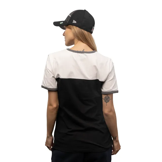 Playera Manga Corta Las Vegas Raiders NFL Active para Mujer