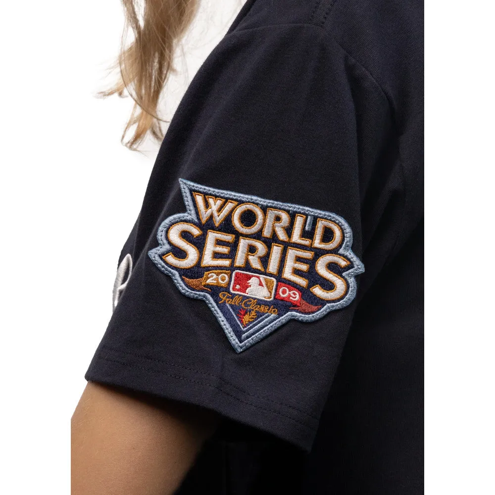 Playera Manga Corta New York Yankees MLB Logo Select para Mujer