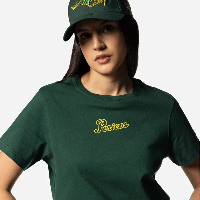 Playera Manga Corta Pericos de Puebla LMB Core para Mujer