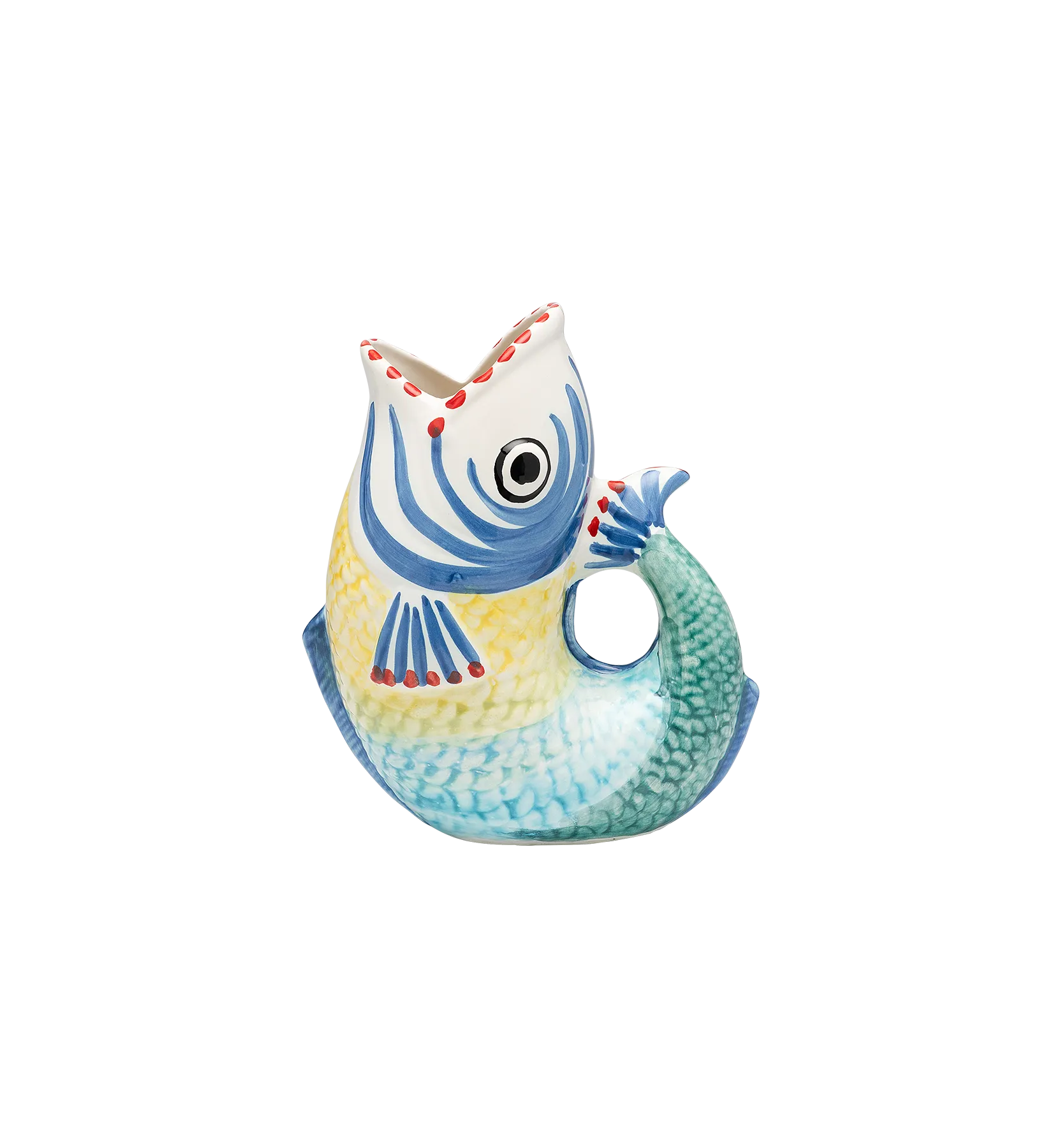 Popolo Blue Paolo Fish Vase