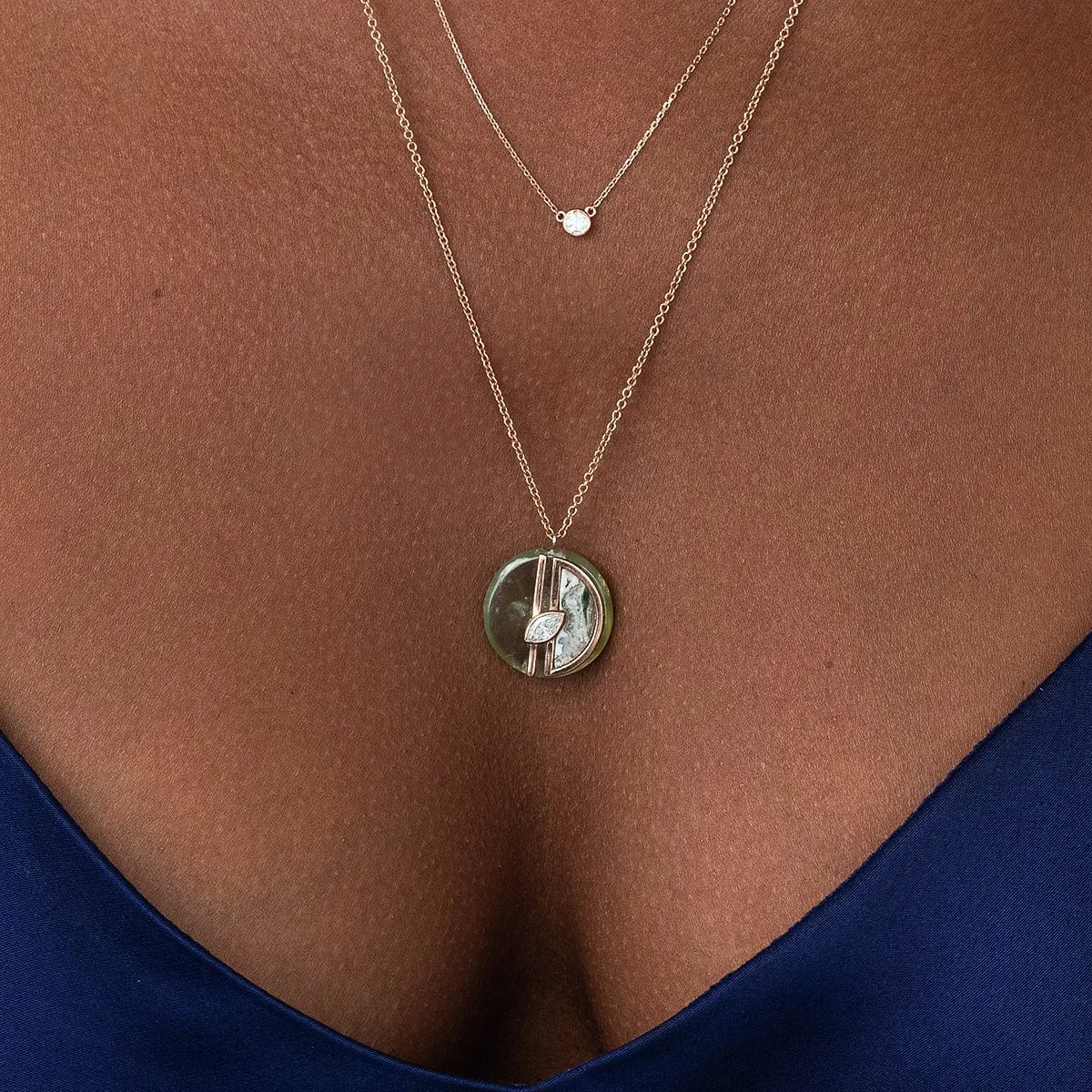 Prasiolite Mod Necklace