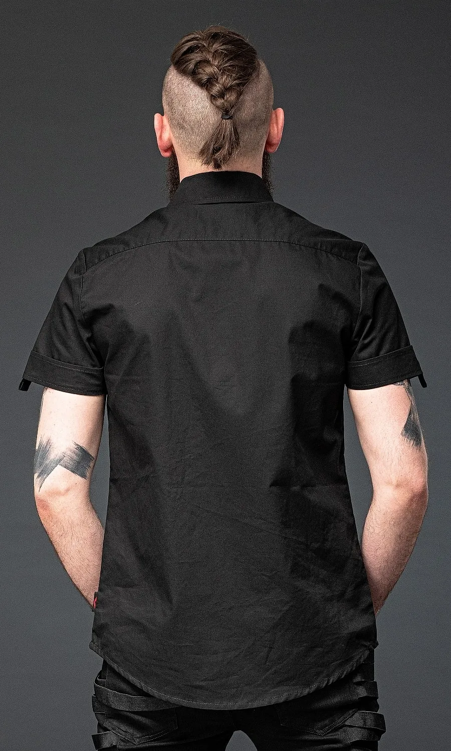 Queen of Darkness - Short sleeve shirt with pockets and fly front | Dark Ages