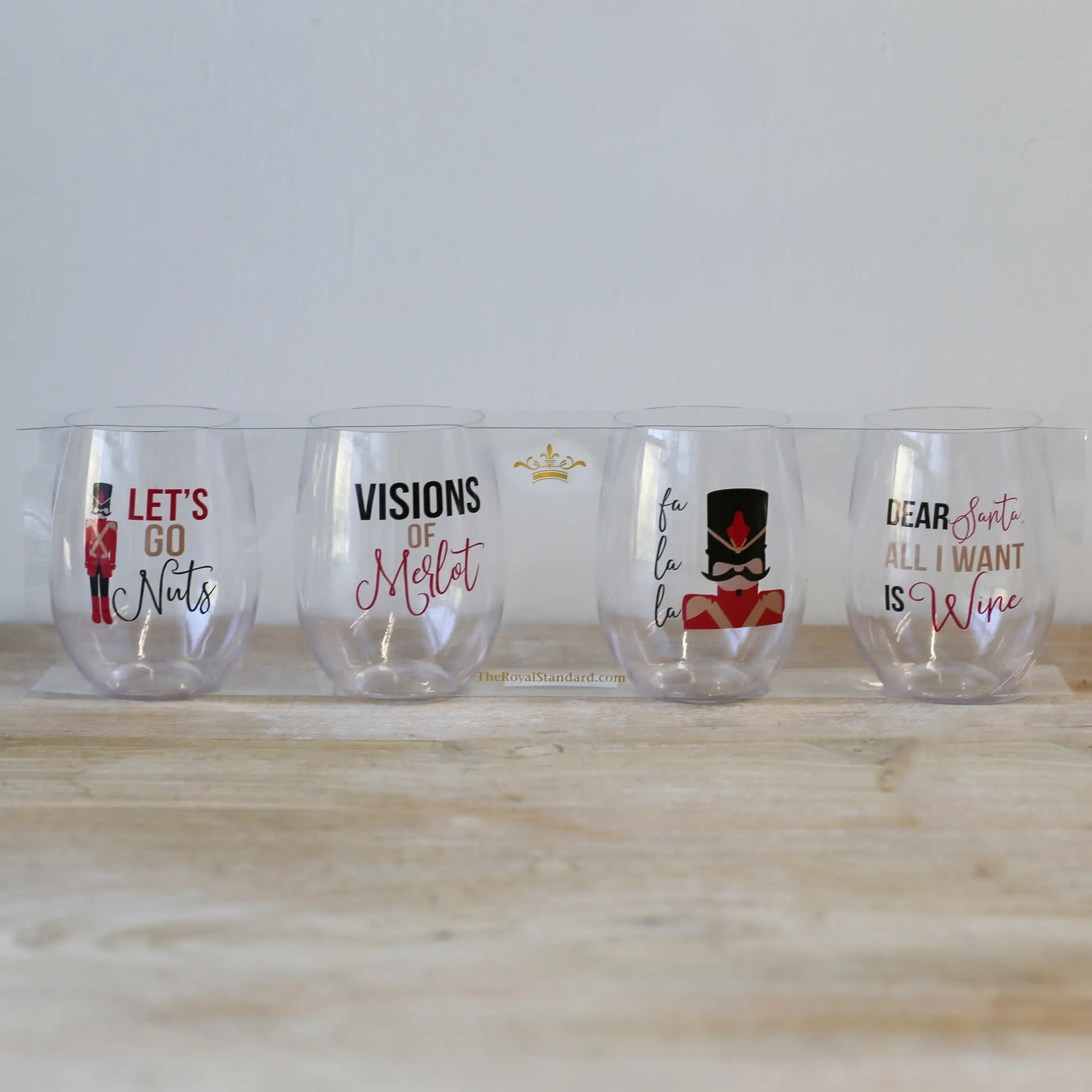 Royal Standard To Go Holiday Wine Glasses