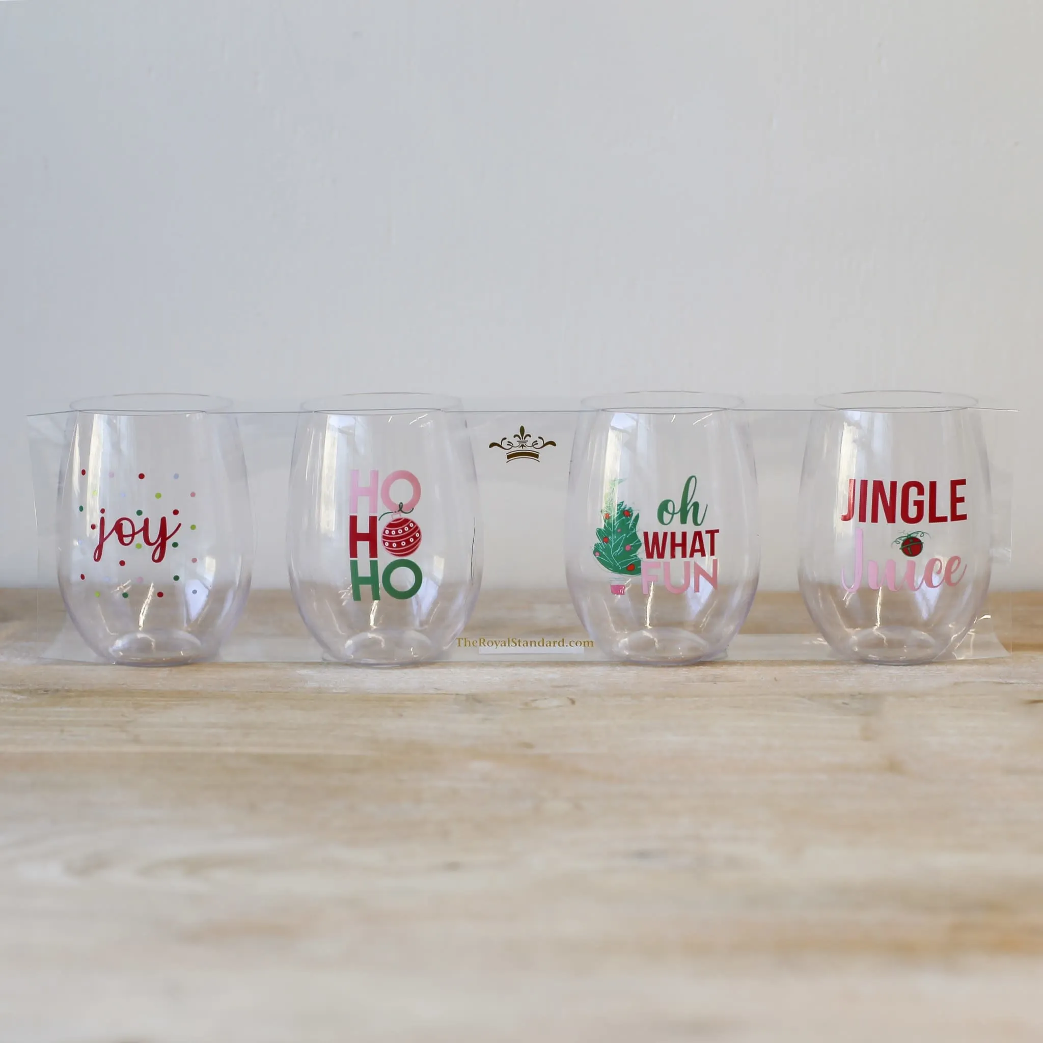 Royal Standard To Go Holiday Wine Glasses