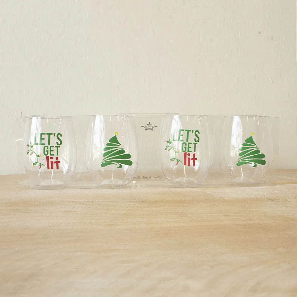 Royal Standard To Go Holiday Wine Glasses