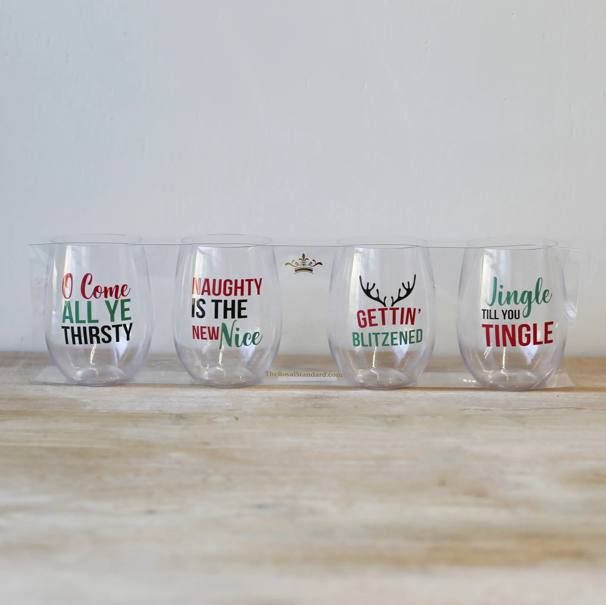 Royal Standard To Go Holiday Wine Glasses