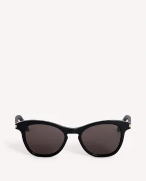 Saint Laurent Havana Frame Sunglasses Black