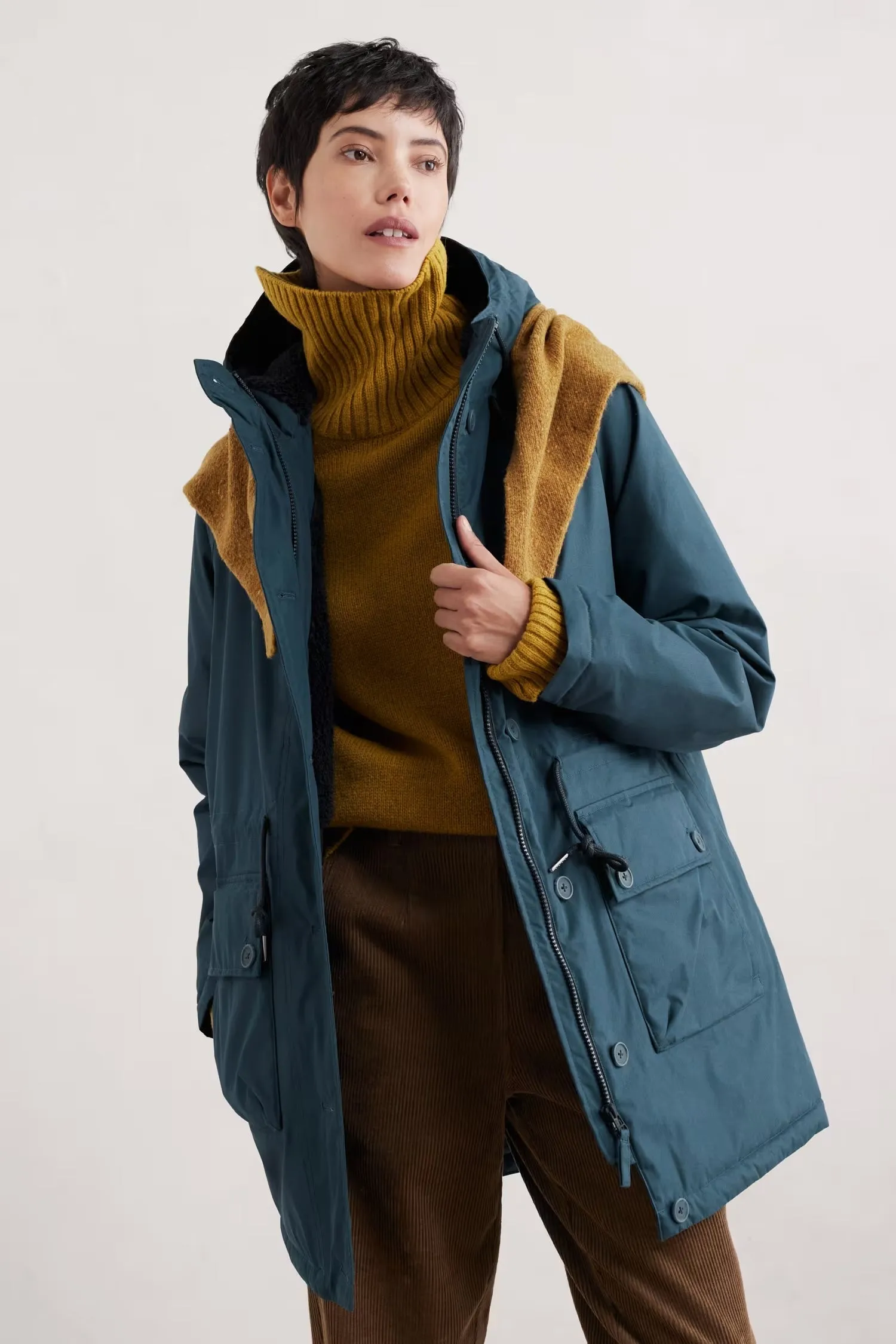 Seasalt Cliff Castle Waterproof Coat