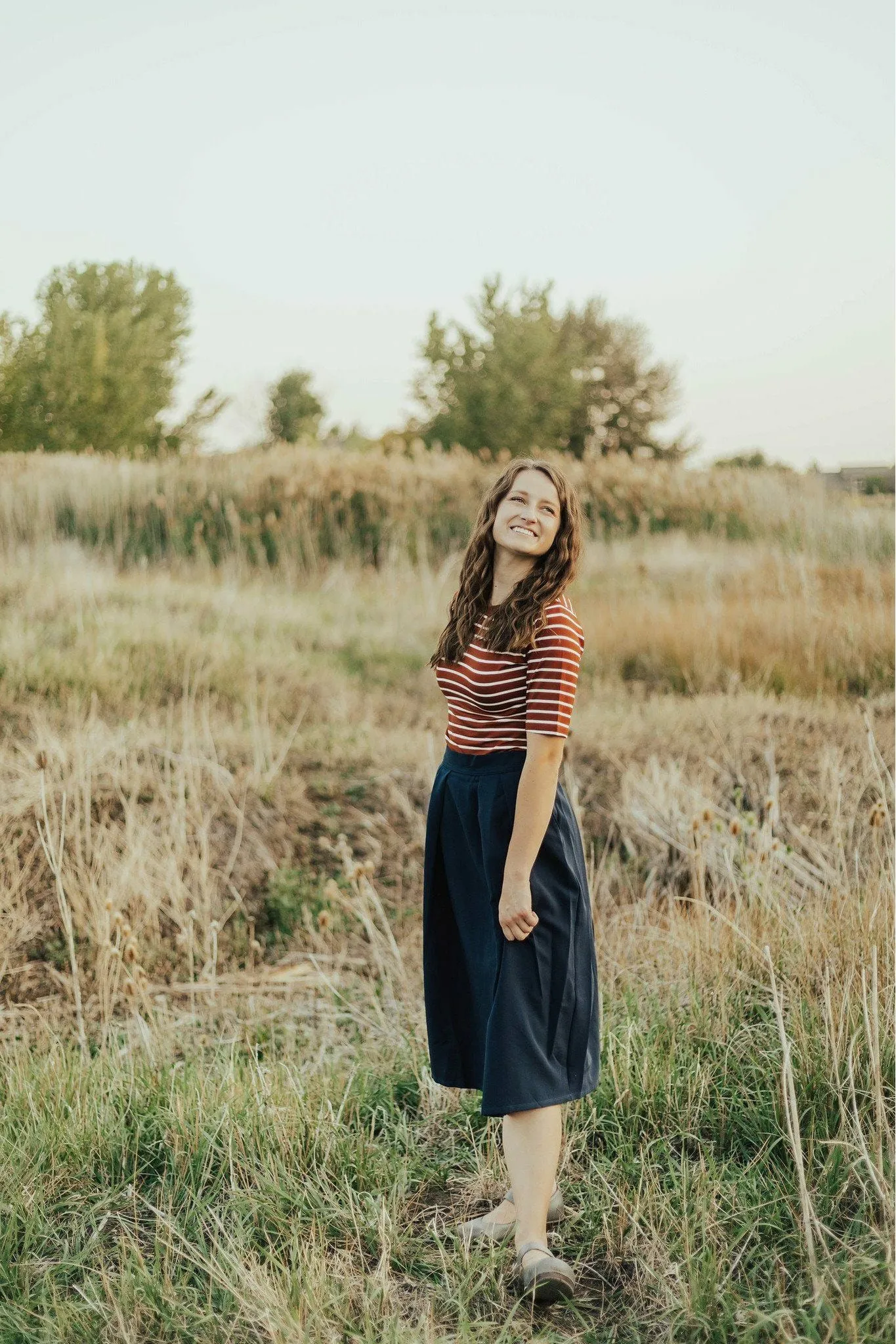 Shelby Skirt Navy